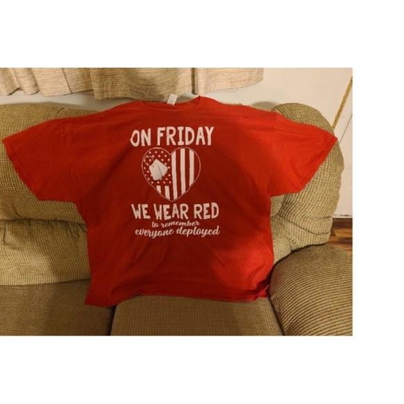 On Friday, We Wear Red T-Shirt - Picture 1 of 1